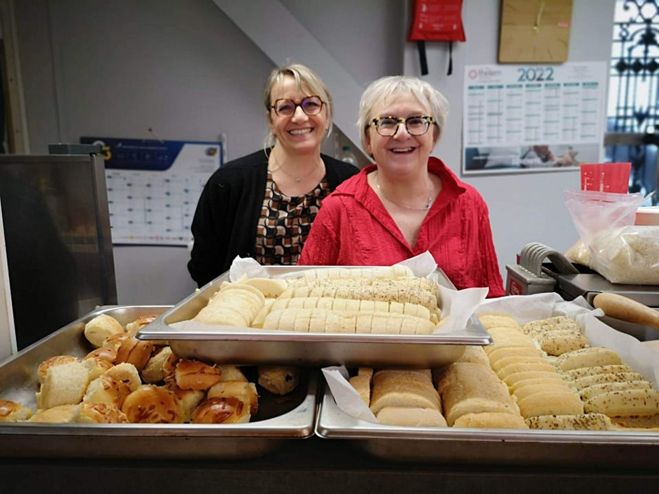 Notre Cheffe Denise en cuisine